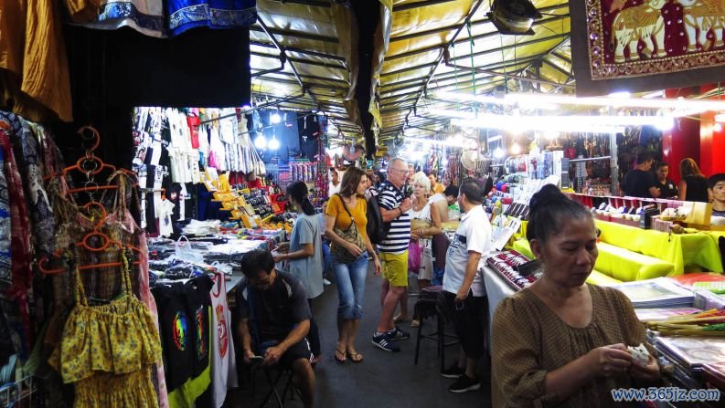 Souvenir shopping: Outdoor stalls fill Patpong Road every night, selling souvenirs, jewelry, luggage and handicrafts alongside knockoff wristwatches, fake designer fashion accessories and other popular items.