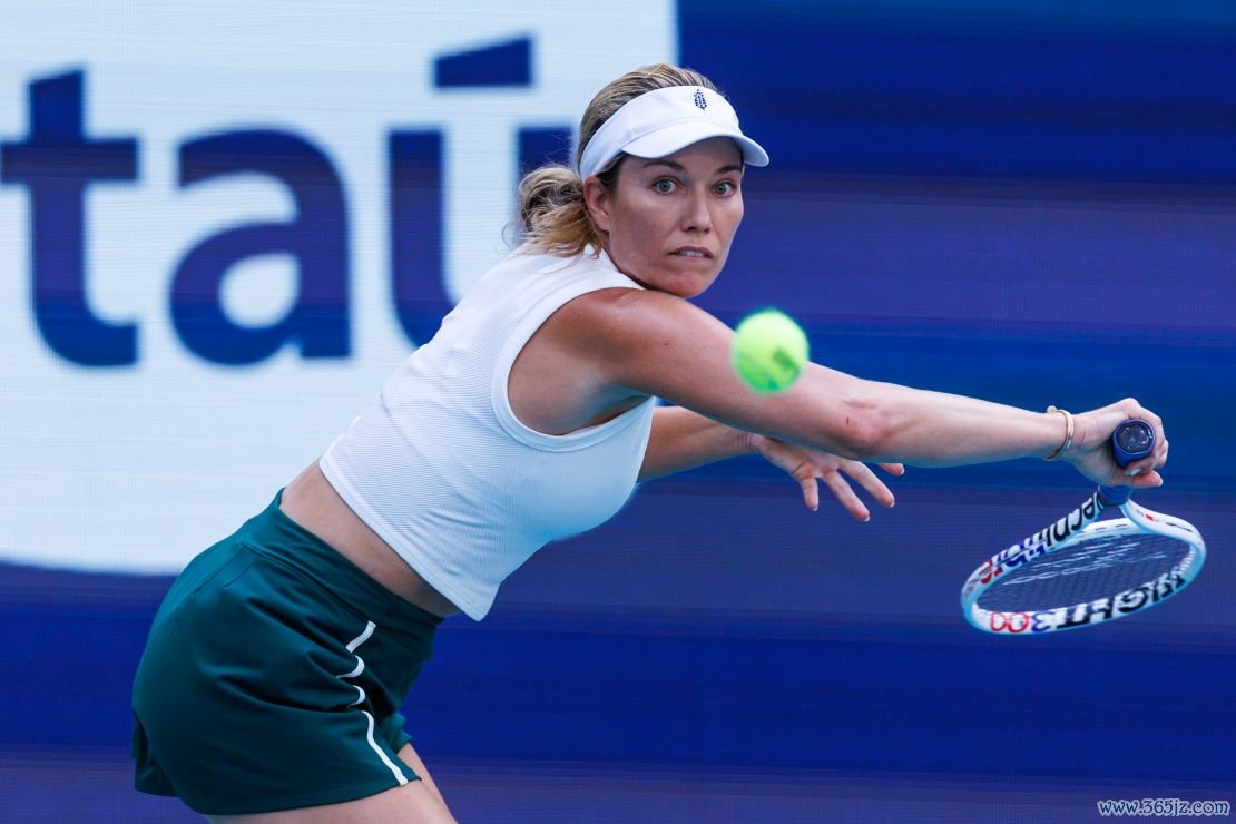 Collins defeated the 2022 Wimbledon champion Elena Rybakina in the Miami Open final.